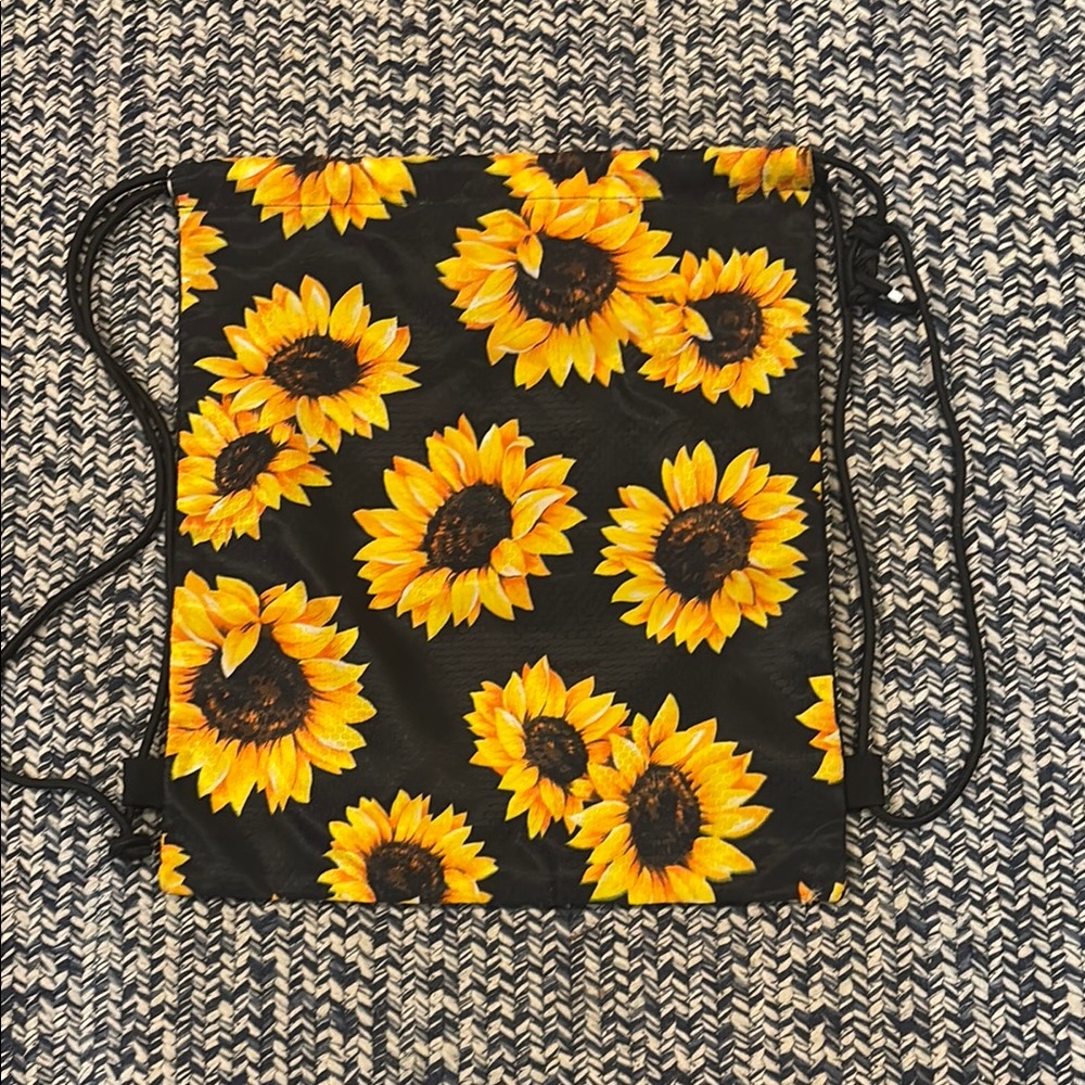 Sunflower Drawstring Backpack - image 1